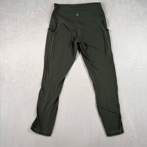 lululemon athletica Dark Green Leggings